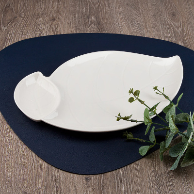 Блюдо сервировочное 40*23*2см "Маршмеллоу"  (фрф) (1/20)