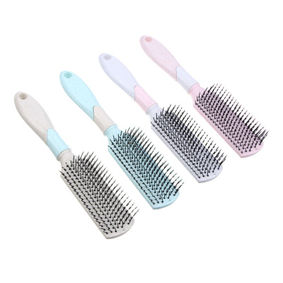 Расческа массажная Пастель, пластик, 22,8х4см, 4 цв, #1 ЮНИLOOK (12/12/240)