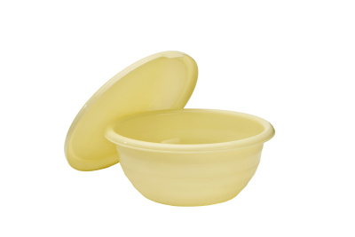 Миска 2,1 л с крышкой Лимон (пласт.) (1/22)