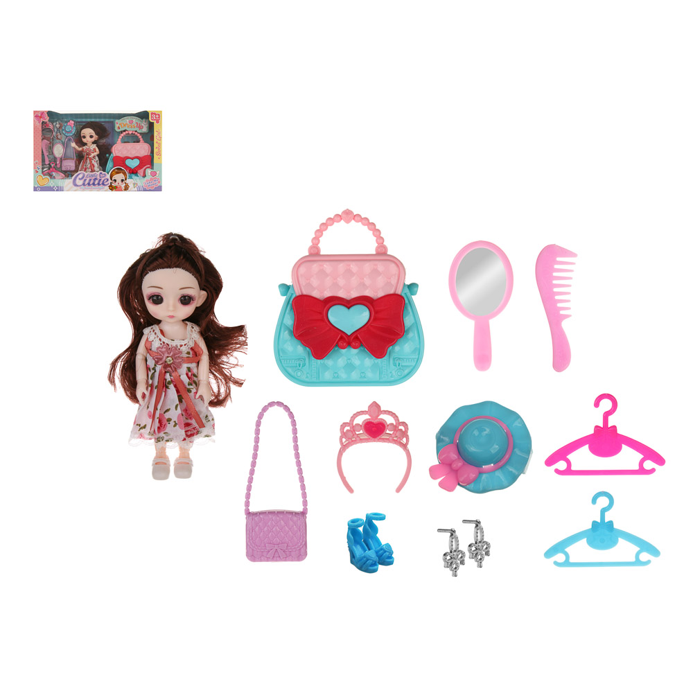 Кукла 15 см с акс. в коробке, PP, ABS, PVC ИГРОЛЕНД (2/36)