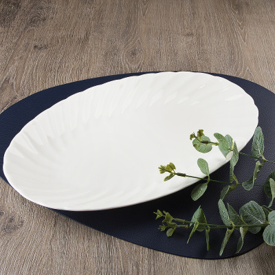 Блюдо сервировочное 35,5*23*3,5см "Маршмеллоу" (фрф) (4)