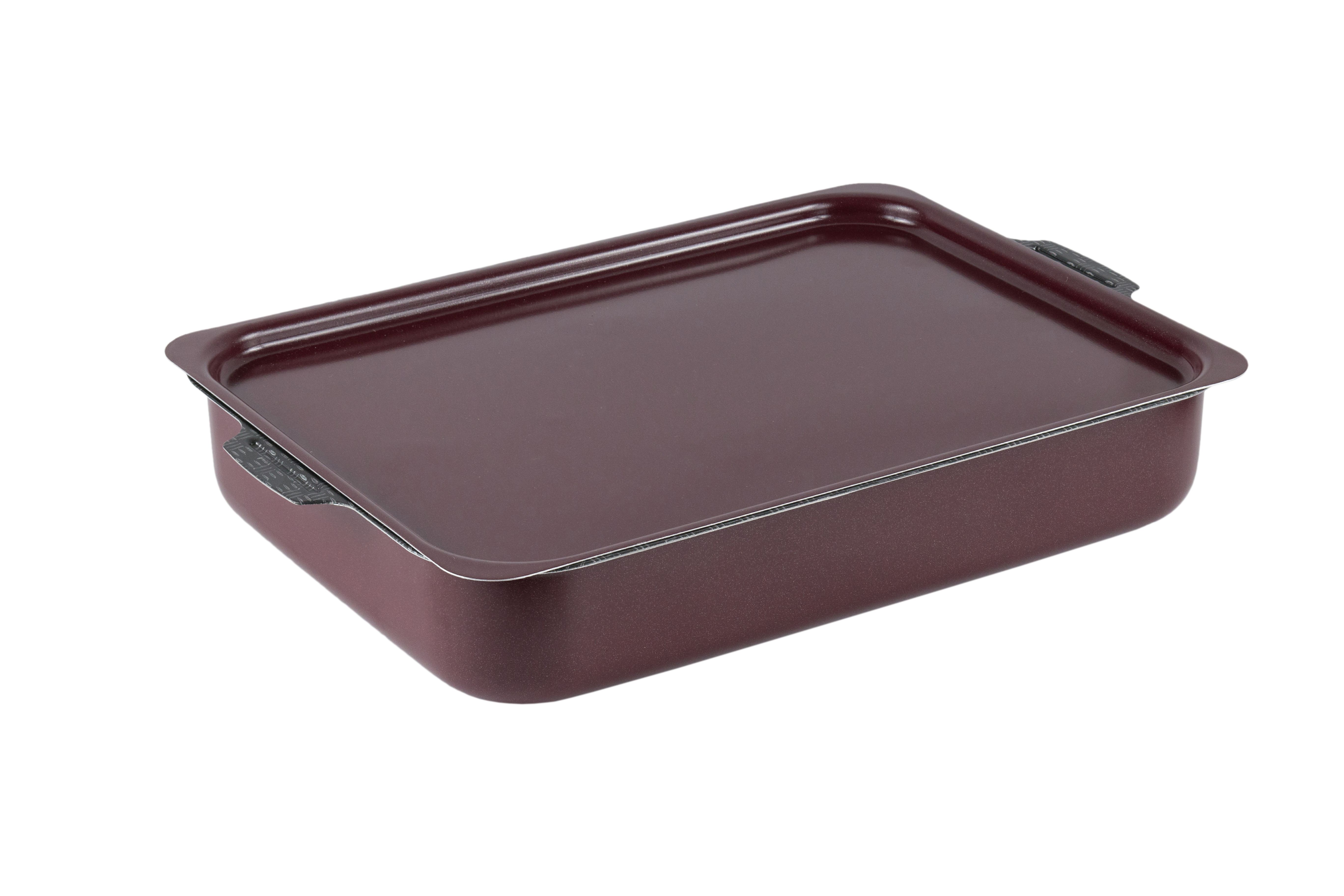 Противень 19*25*5,7 см прям. мет/кр. ТМ Калитва Кружево (1/16)