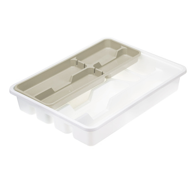 Лоток-вкладыш д/стол приб 2-х ур (310x400x70 мм) Латте