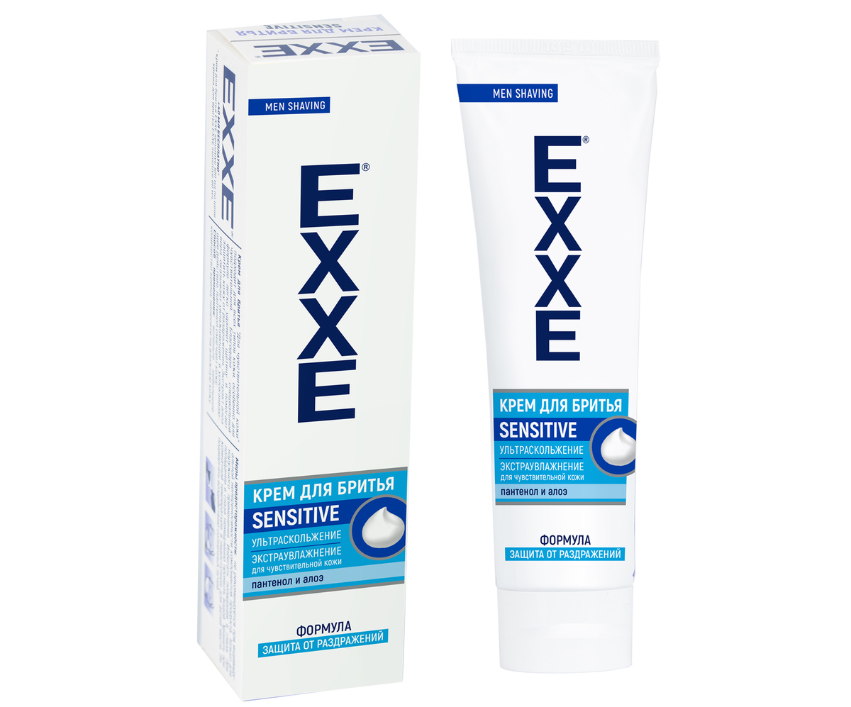 EXXE Крем для бритья SENSITIVE для чувствительной кожи 100мл (1/15)