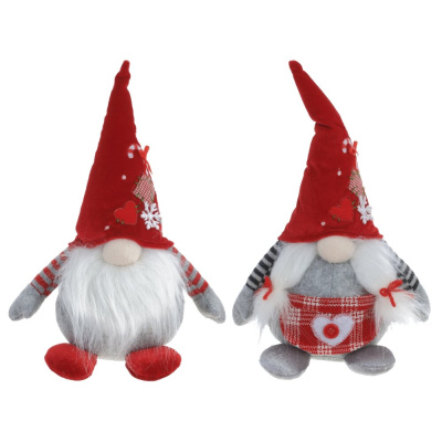 Игрушка набивная "Гном", 2 в., L14 W8 H24 см, 2в.(пакет)(текст.полим.мат.)(36)