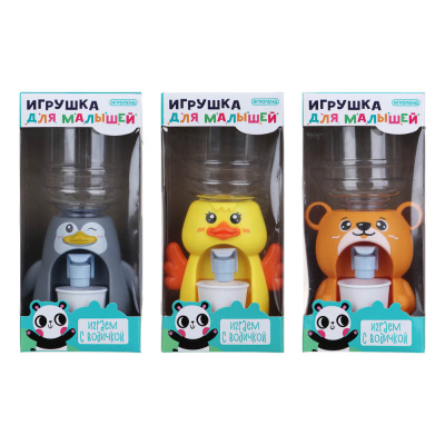 Игрушка д/малышей "Играем с водичкой", PP,PVC, 8,1х18,5х7,1см, 3диз ИГРОЛЕНД (1)
