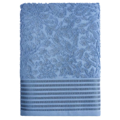 Полотенце махровое, 100% хлопок, 70х130см, 500гр/м, синий PROVANCE Нэви (4/48)