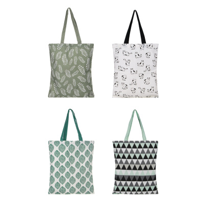 Сумка-шоппер хозяйственная, 37х41см, до 7кг, 4диз, зеленый цвет VETTA (8/48)