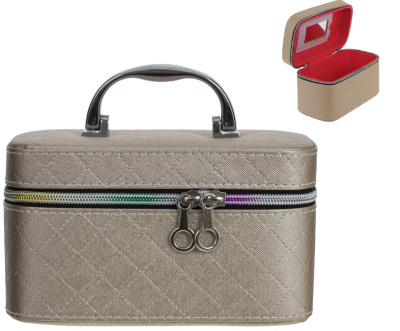 Шкатулка L19 W10 H12см(полим.мат.текст.мат.дерево,стекло,металл) (1/18)