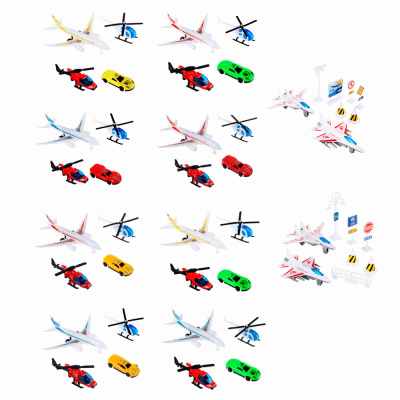 Набор игровой "Аэропорт" 6-8пр 32*25*4см (2диз) пластик ИГРОЛЕНД (1/96)