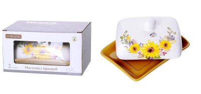 Масленка с крышкой LR керам.(1/24)