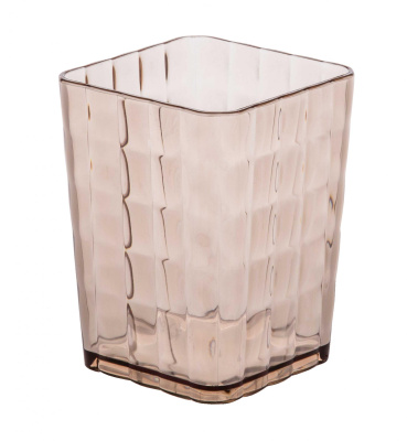 Стакан для зубных щеток "Кристалл" (тонированный) пласт.(уп.22)