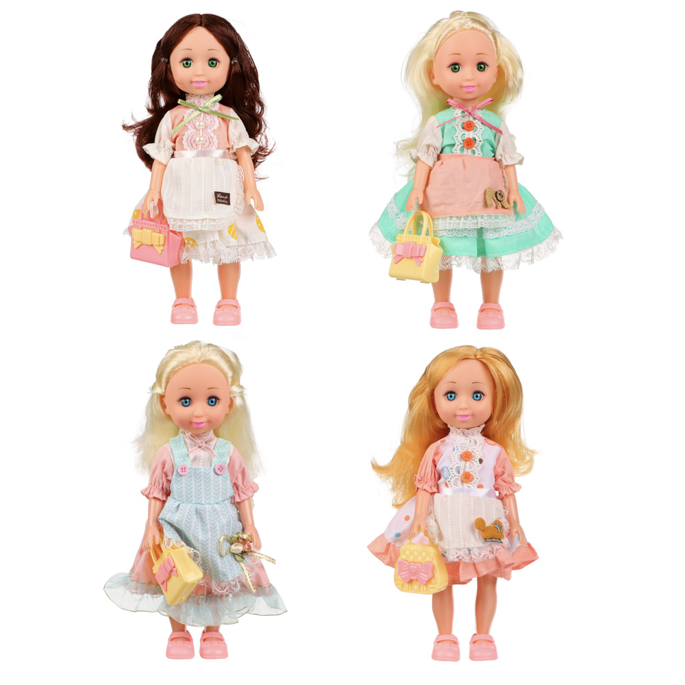 Кукла с аксессуарами "Маленькая принцесса", 26 см, PP, PVC, полиэстер, 15х6,5х27,2см, 4 диз (1/48)