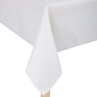 Скатерть текстильная лён с водоотт. проп., 140х140см, Милк 100% пэ, молочный PROVANCE (1/6/24)