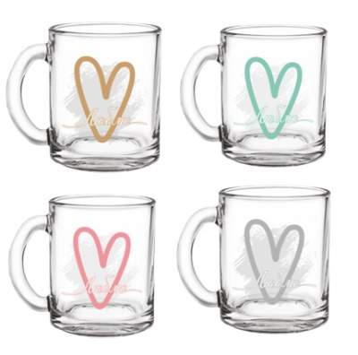 Кружка 320мл "Чайная" Люблю (24/840)