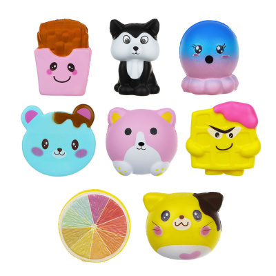 Мялка "Сквиш милые животные" с аромат. 8-12см (6-12диз) LASTIKS (1/12/144)