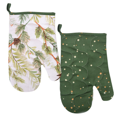 Прихватка-рукавица "Лес+конфетти"(хлоп.) (6/126)