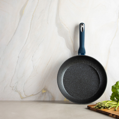 Сковорода литая d28см, АП мрамор, индукция SATOSHI Ривьера (1/6) 