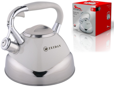Чайник со свистком ZEIDAN 3,0 л,нжс,капсул. индукц.дно. (1/6)