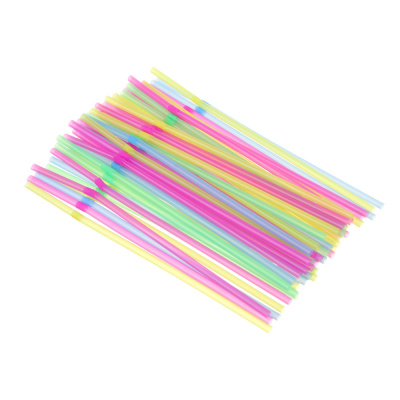 Набор трубочек д/напитков, 50 шт, 21х0,5 см, микс цветов макарун Капитан Весельчак  (24/24)