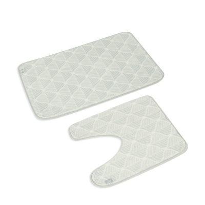 Набор ковриков д/ванной и туалета "Симфония", микрофибра, 45x70см + 45x45см ВСЁГАЗИН (1/48)