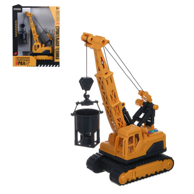 Инерционный строит. кран, свет, звук, 3хAG13, ABS, 35х17х25 см ИГРОЛЕНД (1/1)