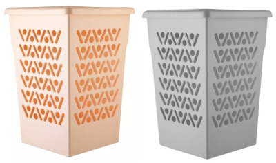 Корзина для белья 45л угловая пластик(8)