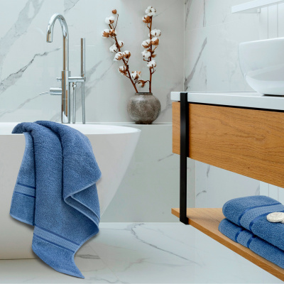 Полотенце махровое АМУР 50х90, 400гр./м2, дельфинный (1/10)