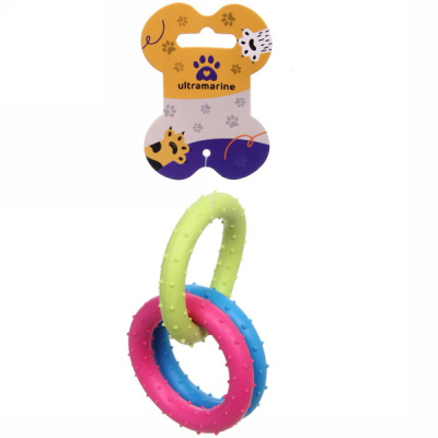Игрушка д/собаки "Bubble gum-Цепь" 18,5см мультицвет Ultramarine (1/12)