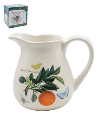 "Fruit Garden" Кувшин 17*12*14,5см. v=1000мл. (керамика) (подарочная упаковка)(1/16)