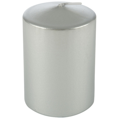 Свеча Glow 56*80 серебро (1/12)