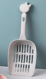 Совок д/кошачьего туалета "ДОНКОТТИКО", цвет серый, средняя сетка, 26*9,5см(1/1)