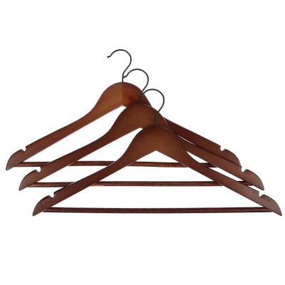 Набор вешалок деревянных, 3 шт, 45см, ренуар, черн.металл VETTA (1/32)