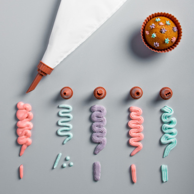 Мешок кондитерский 5 насадок VETTA (1/36/144)