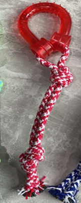 Игрушка - канат д/собак мелких и средних пород "НЕСКУЧАЙКА",37см / 110гр(1/12)