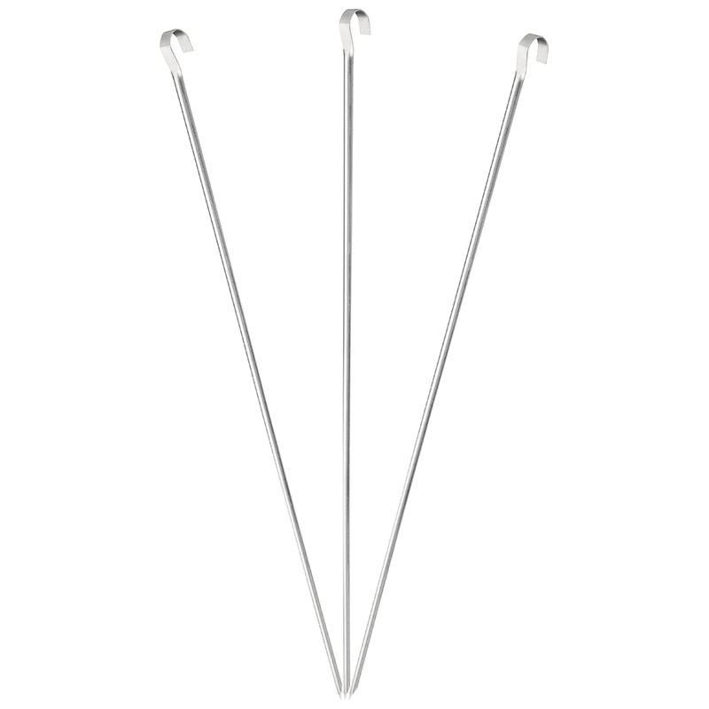 Набор шампуров ECOS 560x10x0,7мм 3шт.угловой без витка(40/40)