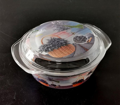 Кастрюля 1,0л стекло для СВЧ с крышкой S2358/3 BB033L (3/8)