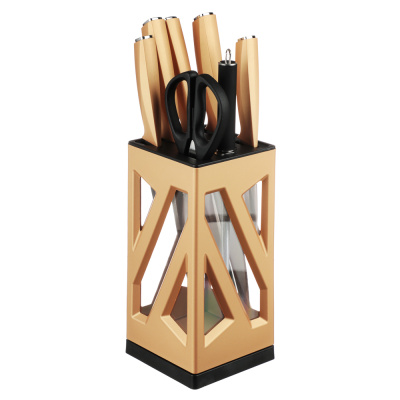 Набор ножей кухонных 8пр, Анбон вращающ/ подставка SATOSHI (1/6)