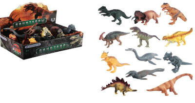 Фигурка в виде ДИНОЗАВРА 20см ,(12диз) (1/12/144)