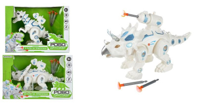 Боевые динозавры, свет, звук, движ., 2АА, ABS, 22,5х9х115,5см, 2 диз (1/24)