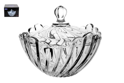 Ваза с крышкой d192 h170 (стекло) (1/12)