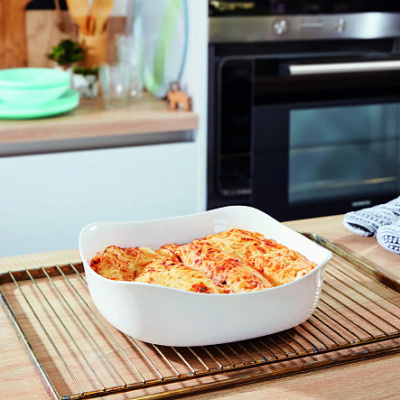 Форма д/запекания 20х20см СМАРТ КУЗИН квадратная (ударопр.стекло) (1/8)