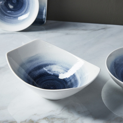 Салатник лодочка, 22х17х8,5см, фарфор Ivlev Chef Юниверс (4/16)