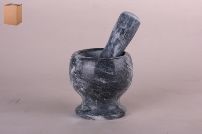 Ступка 10.5*10.5см (мрамор) (1/16)