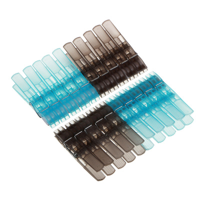 Набор прищепок 20шт (пластик/металл) (2цв/уп) (1/12/144)