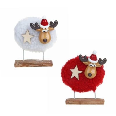 Сувенир новогодний, 9,5х4х11 см, полиэстер, 2 диз СНОУ БУМ 