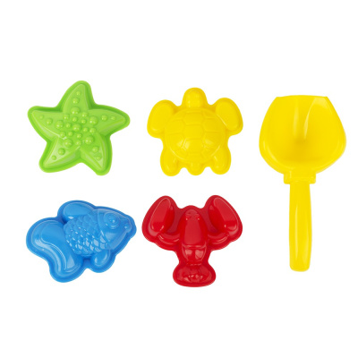 Игра Детский песочный набор 5пр. (формы для песка "МОРЕ" 4шт., совок) (20/20)