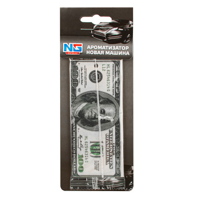 Ароматизатор NEW GALAXY "Деньги 100 Долларов" новая машина (6/288)