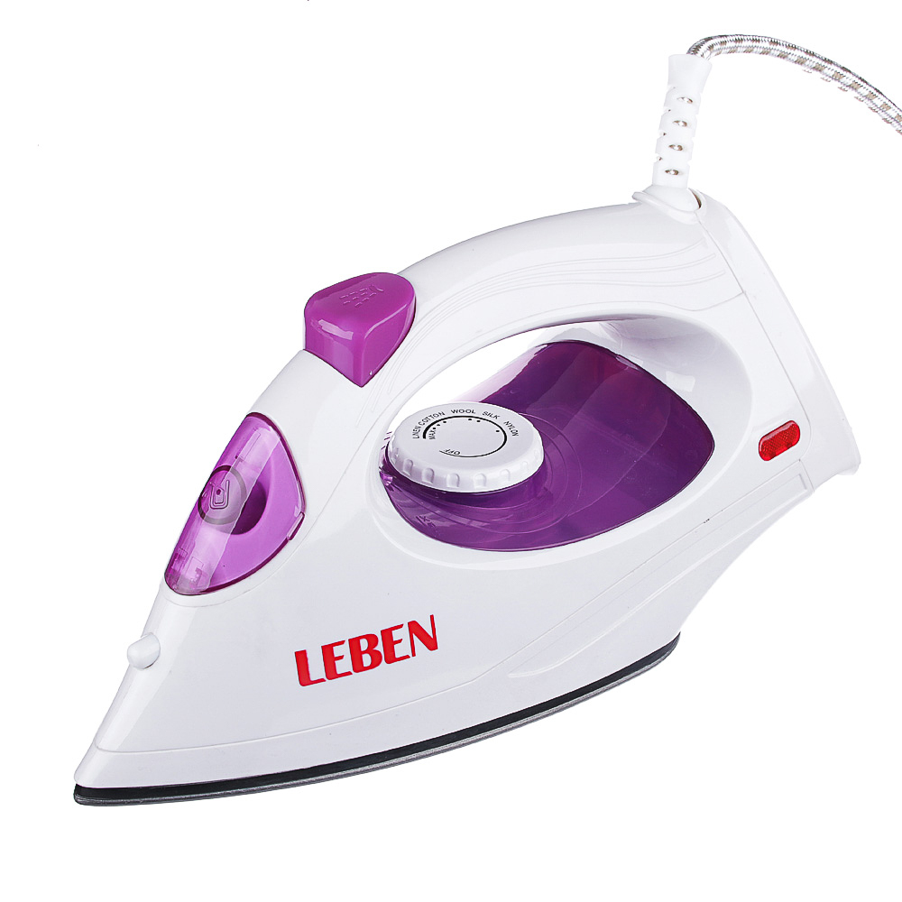 Утюг с разбрызгивателем LEBEN 1600Вт (тефлон. подошва) (1/10)