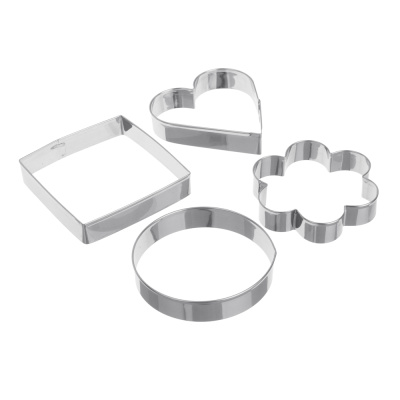 Набор формочек д/салатов/десертов/выпечки, 4шт, нерж.сталь(1/20/20)
